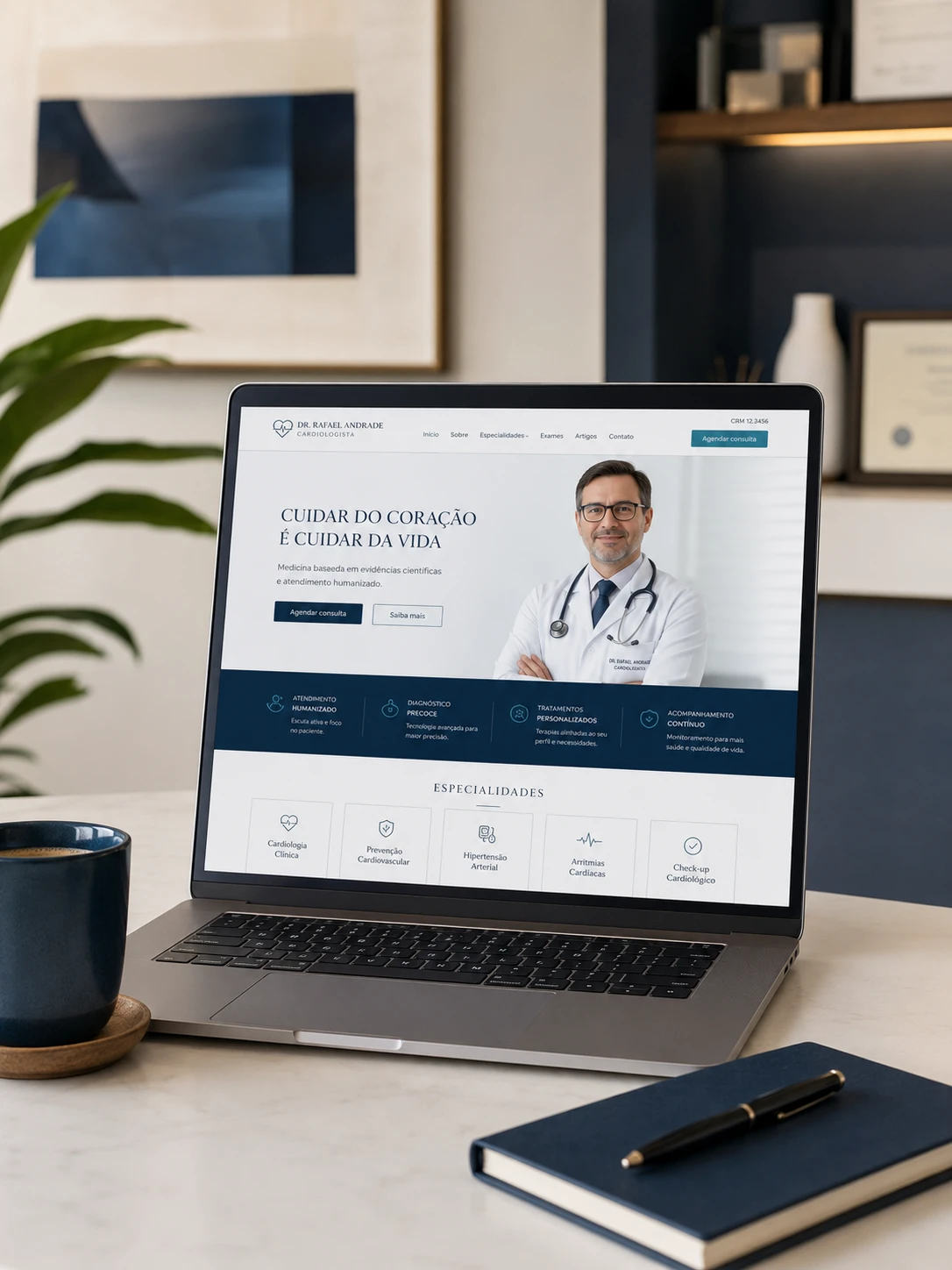 Diseño web profesional para médico o clínica